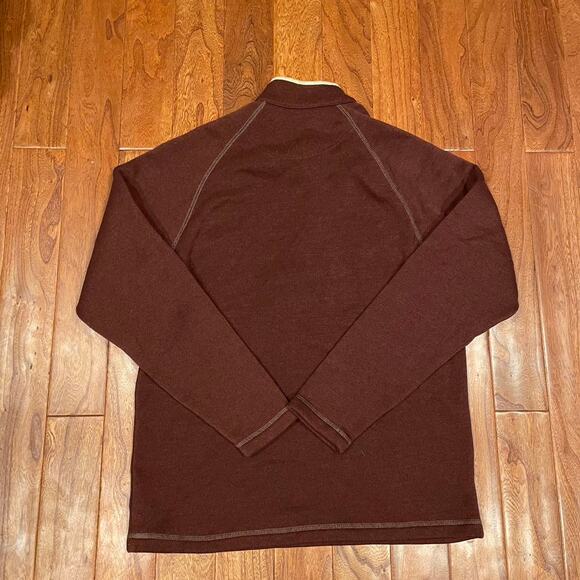 Burgundy columbia quarter zip fleece - Picture 2 of 3